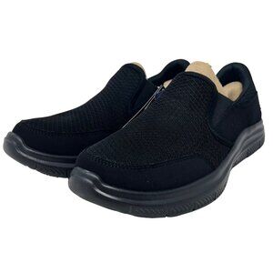 Skechers Mens 77048 McAllen Black Slip Resistant Mesh Work Shoes Liafers‎ Size 8